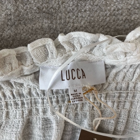 Lucca Couture Cream Puff long sleeve Dress - Picture 2 of 5